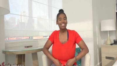 Quana Stevens In Quanas Red Shirt - hotmovs.com