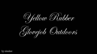 Yellow Rubber Glovejob Outdoors-saf 02 - hotmovs.com