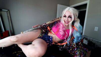Cosplay Slut Gets Creampied - Harley Quinn - hclips.com