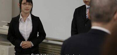 Yui Hatano - Yui Hatano is punished at work so must sexually please each co-worker - inxxx.com