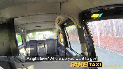 Anna Joy - Anna Joy enjoys a wild ride with London cab driver in fake taxi Office romance - sexu.com - Britain