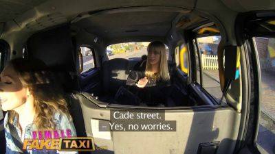Ava Austen - Ava austen gets her tight pussy licked by horny Dutch teen in fake taxi - sexu.com - Britain - Netherlands