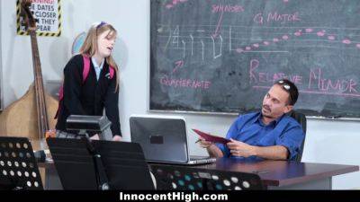 Dolly Leigh - Dolly Leigh gets her tight pussy drilled by her teacher's big cock in the classroom - sexu.com