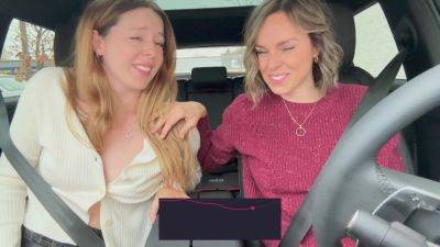 Take On - Nadia Foxx And Serenity Cox - And Take On Another Drive Thru With The Lushs On Full Blast! - hclips.com