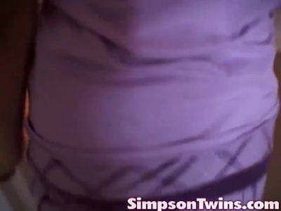 Showering teen twins kissing and touching - hotmovs.com