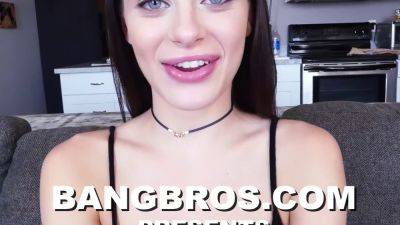Lana Rhoades - Lana Rhoades gets her big tits jizzed on by a hung stud on BangBros - sexu.com