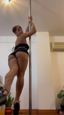 Dancing Pole Dance And Undressing Like Stripper - upornia.com