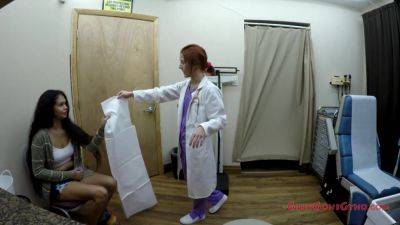 Angel Santanas 1st Gyno Exam - Part 1 of 2 - hotmovs.com