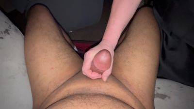 My Balls - Hand Job Cock Stroking And Cum On My Balls - hclips.com