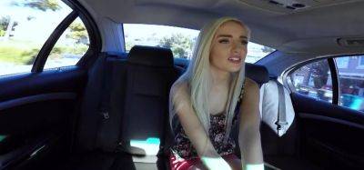 Naomi Woods - Car Sex - Naomi Woods picked up by her driver, and seduces him into hour long passionate fucking from European stud Jerry Kovacs! - inxxx.com