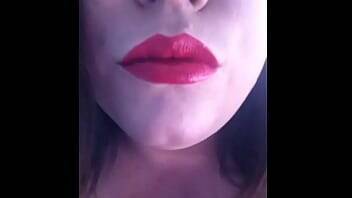 He's Lips Mad! BBW Tina Snua Talks Dirty Wearing Red Lipstick - xvideos.com - Britain