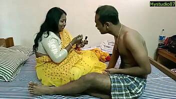 Hotwife - Indian Devar bhabhi hot sex at home! with clear dirty talking - xvideos.com - India