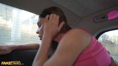 Hot Eastern Euro Brunette Babe Kitana Lure Rides Her Cab Driver - sexu.com