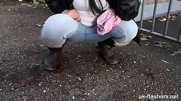 British lassie pisses her pants in front of everybody - xvideos.com - Britain