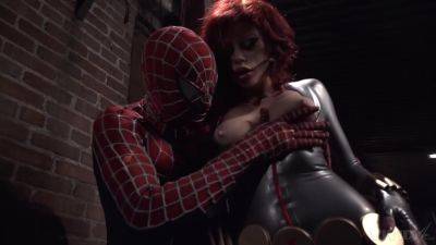 Xander Corvus - Brooklyn Lee - Aroused redhead feels Spiderman's endless dick tearing her pussy apart - hellporno.com