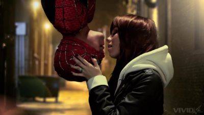 Xander Corvus - Capri Anderson - Spider man roleplay leads curious redhead to merciless sex - hellporno.com